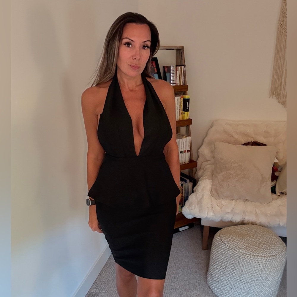 WOW Couture Black Backless Dress